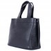 Женская средняя черная кожаная сумка с ручками Grays F-FL-BB-2466A - Royalbag Фото 8