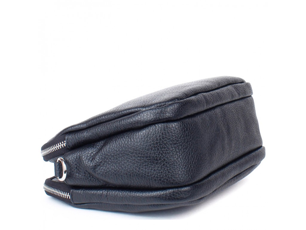 Жіноча чорна шкіряна сумка на плече Grays F-FL-BB-3844A - Royalbag