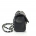 Женская черная кожаная сумка через плечо на цепочке Grays F-S-BB-1293A - Royalbag Фото 5