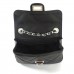 Женская черная кожаная сумка через плечо на цепочке Grays F-S-BB-1293A - Royalbag Фото 6