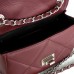 Женская бордовая кожаная сумка через плечо на цепочке Grays F-S-BB-1293B - Royalbag Фото 7
