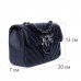 Женская черная кожаная сумка через плечо на цепочке Grays F-S-BB-1295A - Royalbag Фото 5