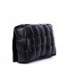 Женская черная кожаная сумка через плечо с плетеной структурой Grays F-S-BB-2606A - Royalbag Фото 3