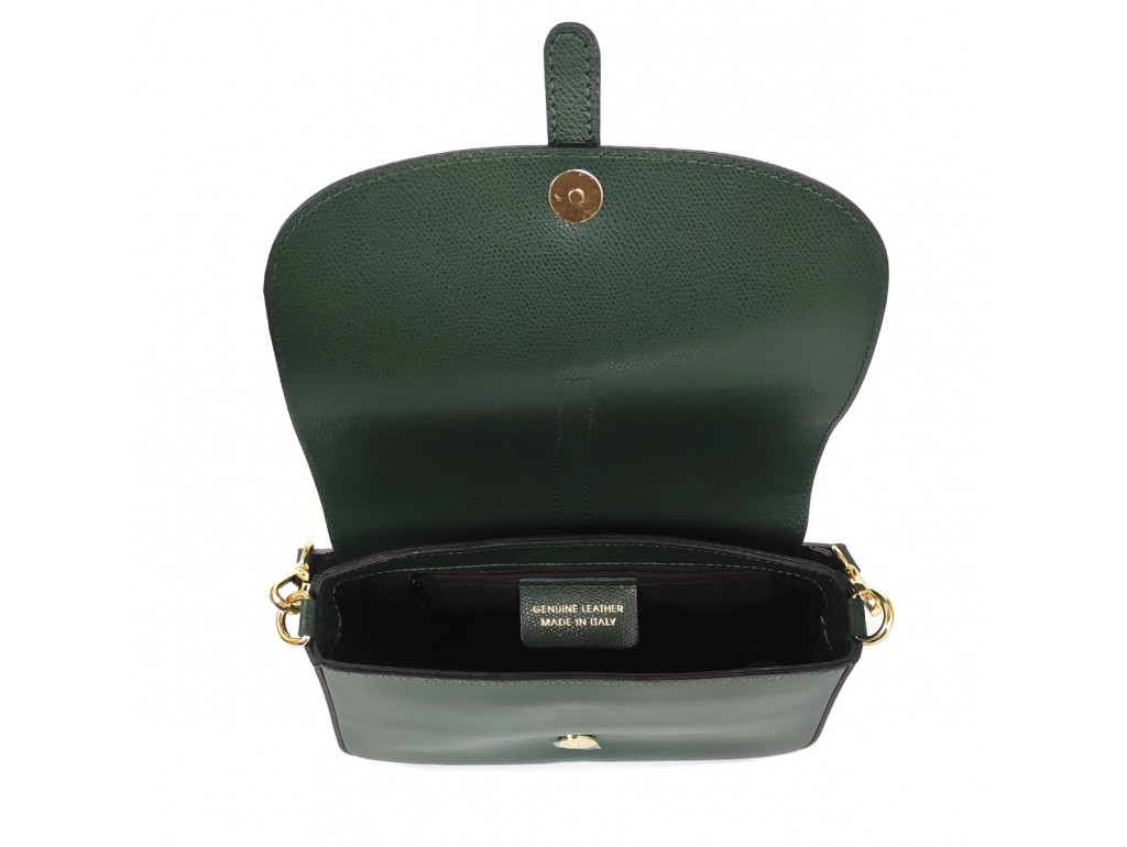 Елегантна жіноча зелена, маленька сумка Grays F-S-BB-4655G - Royalbag