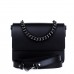 Женская черная кожаная сумка через плечо с ручкой в виде цепочки Grays F-S-BB-5172A - Royalbag Фото 4