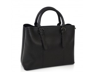 Женская черная, средняя сумка Grays F-S-CR3-99901A - Royalbag