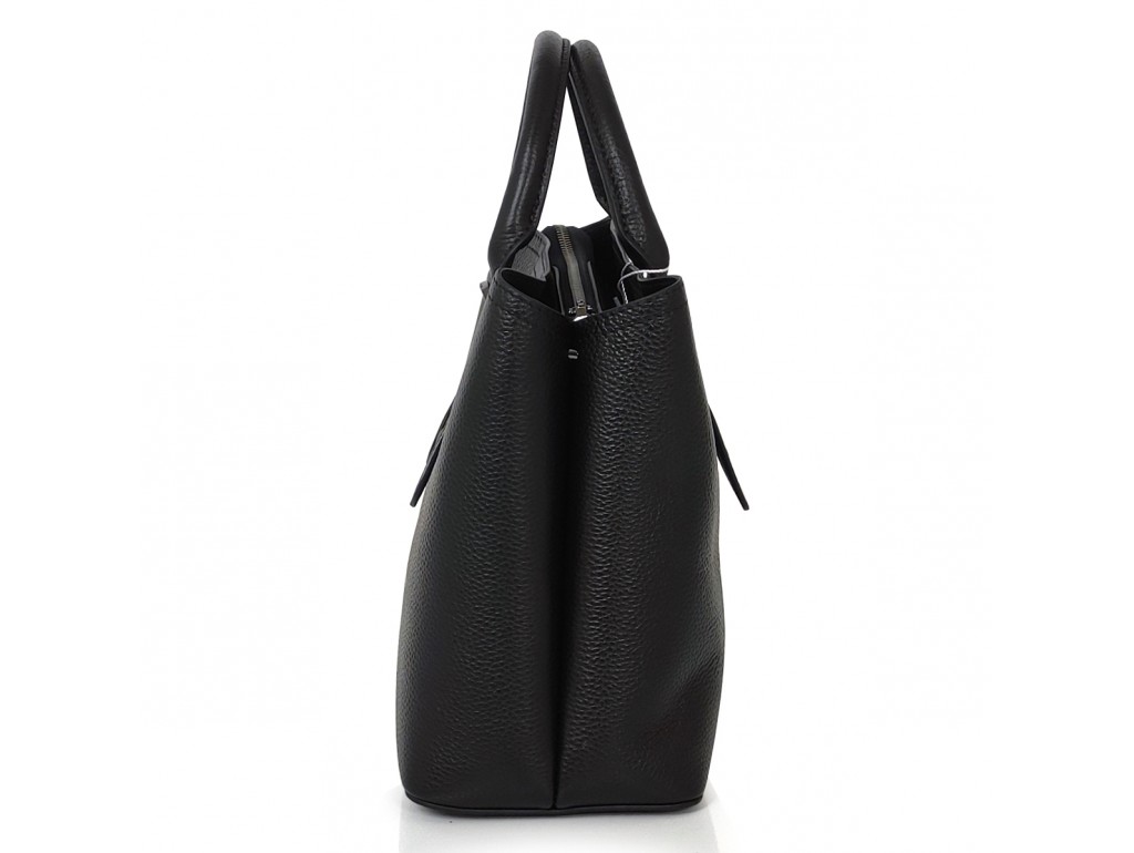 Женская черная, средняя сумка Grays F-S-CR3-99901A - Royalbag