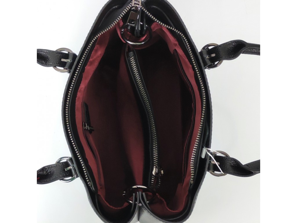 Жіноча чорна, середня сумка Grays F-S-CR3-99901A - Royalbag