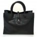 Женская черная сумка Grays F-S-GR-883A - Royalbag Фото 3