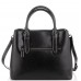 Жіноча шкіряна сумка чорна Grays GR3-8501A - Royalbag Фото 4
