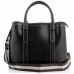 Жіноча шкіряна сумка чорна Grays GR3-8501A - Royalbag Фото 5
