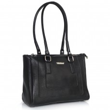 Классическая черная, деловая сумка Karya F-S-BB-5022A - Royalbag Фото 2