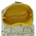 Сумочка-джелли прозрачная с заклепками желтая Mona W04-10024Y - Royalbag Фото 3