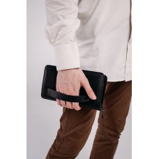 Мужской кожаный клатч черный MS Ms005A - Royalbag