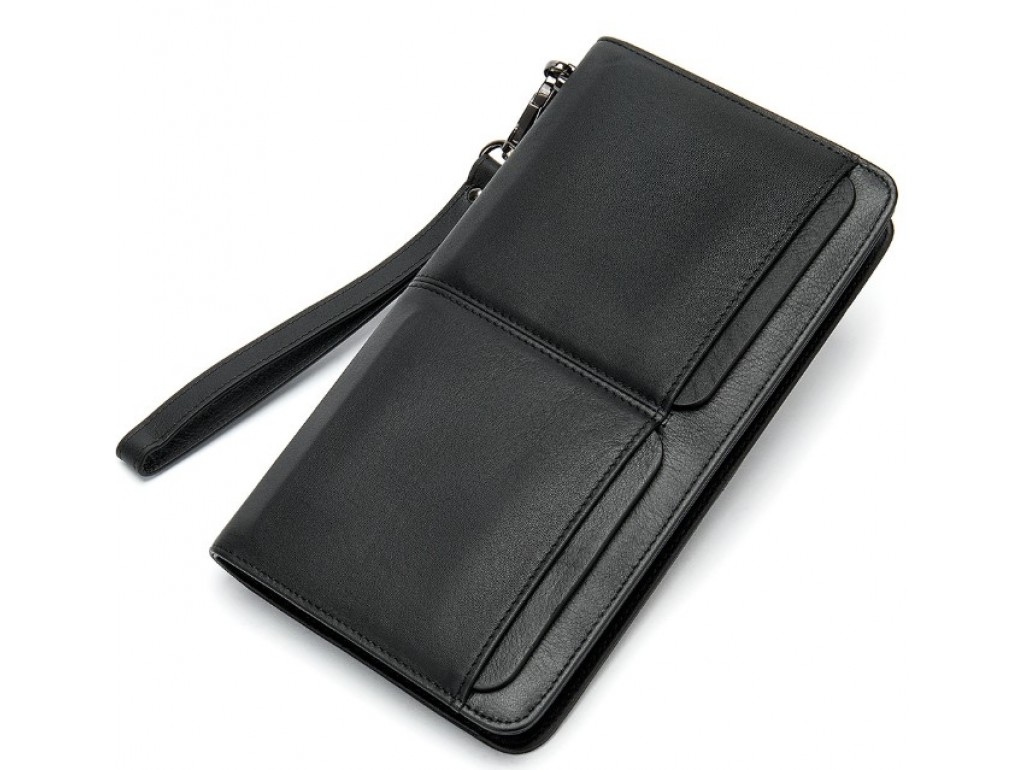 Черный клатч мужской MS Collection Ms007A - Royalbag Фото 1