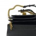 Жіноча елегантна чорна сумка W16-808A - Royalbag Фото 6