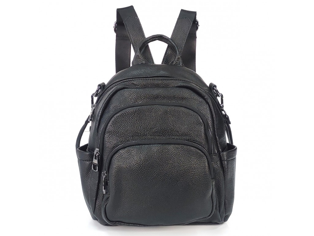 Женский средний, черный рюкзак городского типа Olivia Leather F-NWBP27-202-20A - Royalbag