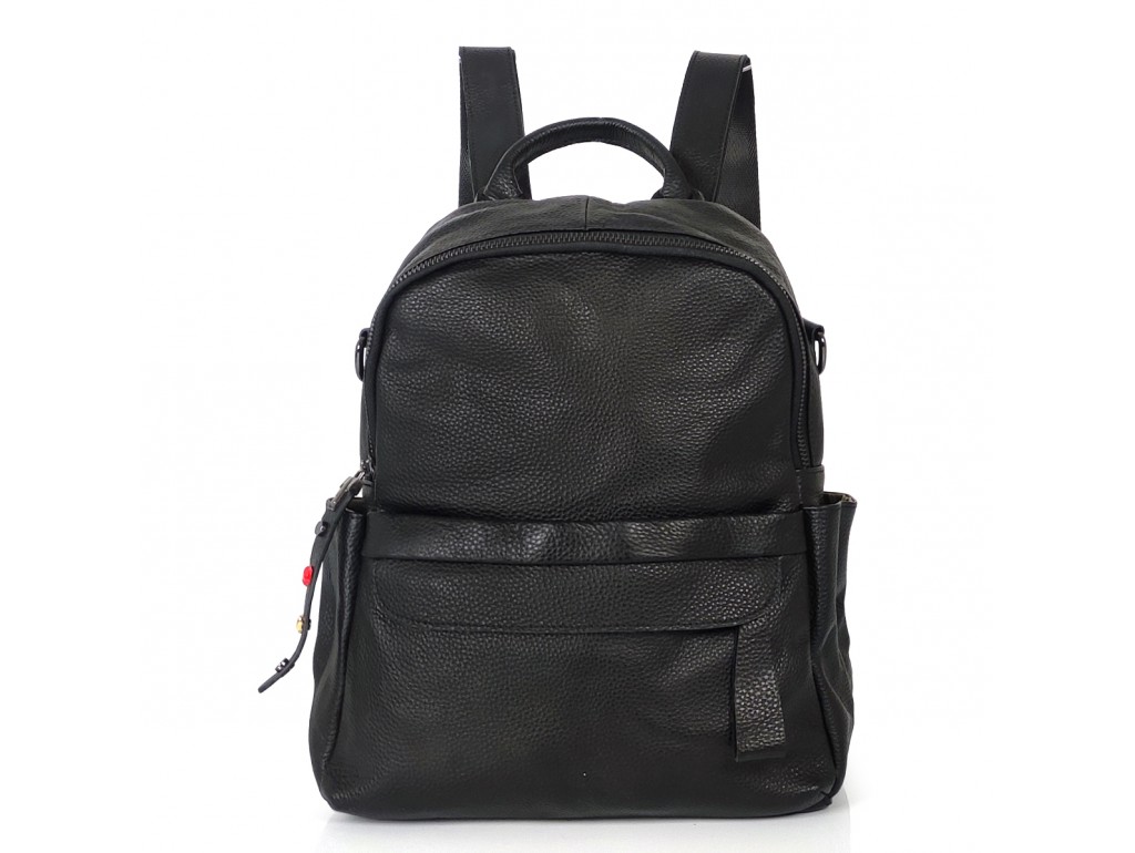 Жіночий шкіряний чорний рюкзак Olivia Leather F-S-NM20-2105A - Royalbag