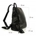 Кожаный женский черный рюкзак Olivia Leather FL-TRCH-6901A - Royalbag Фото 4