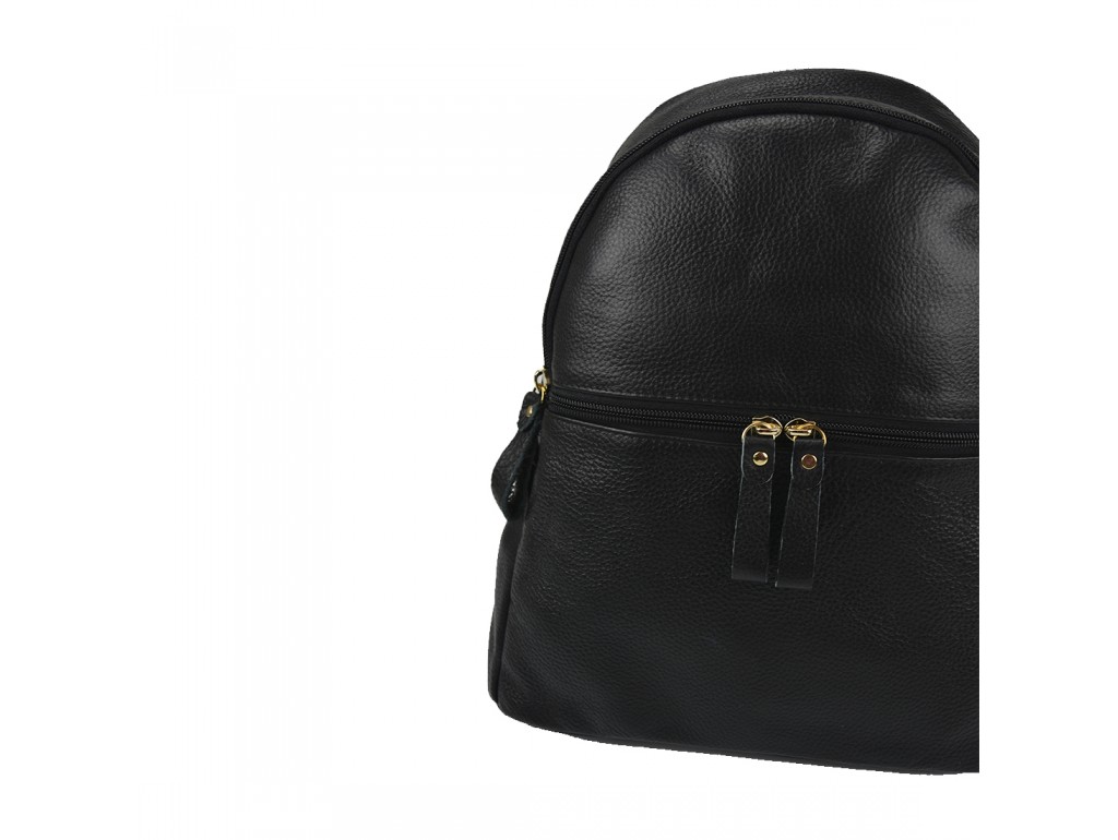 Женский кожаный рюкзак черного цвета NM20-W008A - Royalbag
