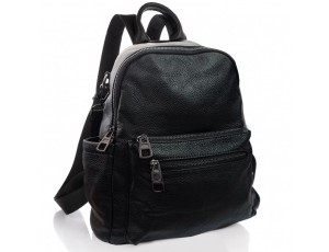 Женский кожаный рюкзак черный Olivia Leather NWBP27-009A - Royalbag