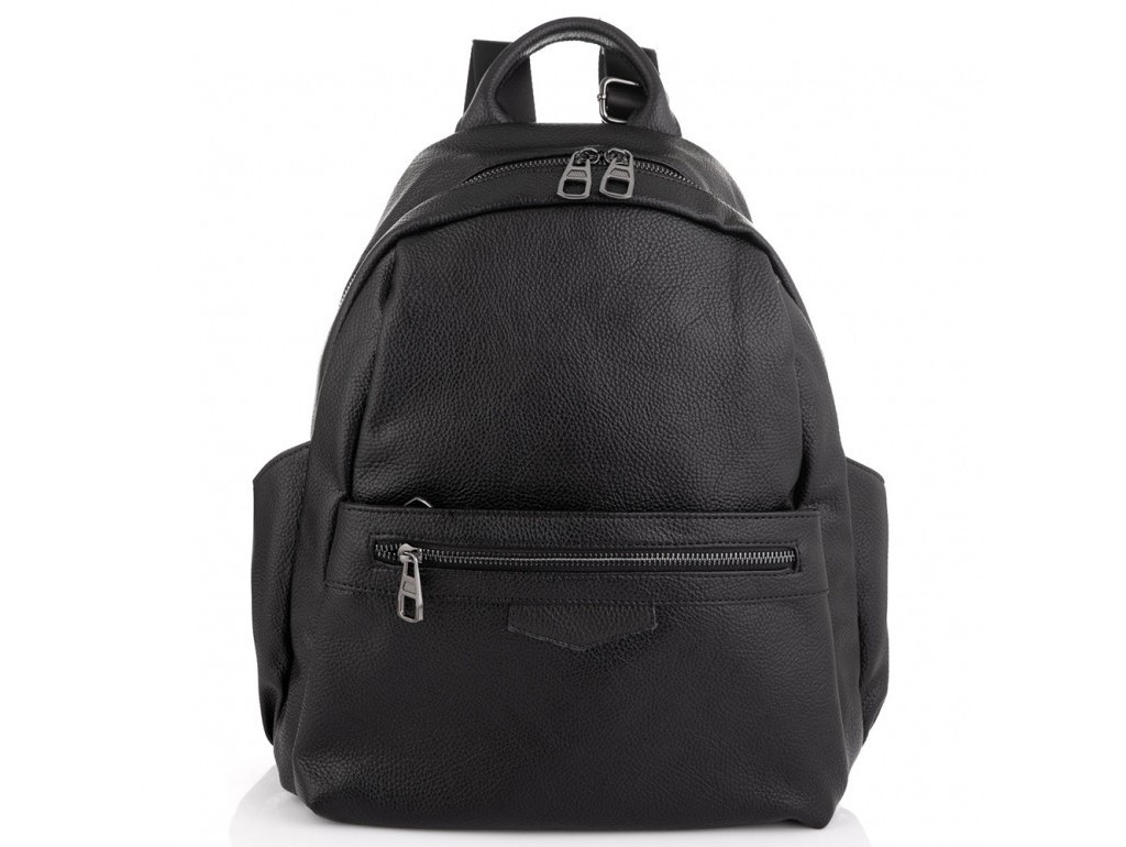 Женский черный кожаный рюкзак Olivia Leather NWBP27-007A - Royalbag