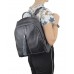 Жіночий рюкзак чорний Olivia Leather NWBP27-6627A - Royalbag Фото 3