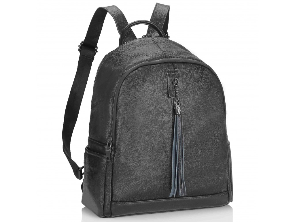 Женский рюкзак черный Olivia Leather NWBP27-6627A - Royalbag Фото 1