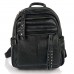 Жіночий чорний шкіряний рюкзак міського типу NWBP27-6660A-BP - Royalbag Фото 3