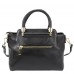 Жіноча шкіряна сумка чорного кольору Riche F-A25F-FL-86002WA - Royalbag Фото 4