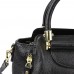 Жіноча шкіряна сумка чорного кольору Riche F-A25F-FL-86002WA - Royalbag Фото 6