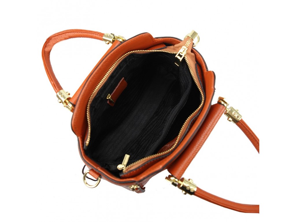 Яркая кожаная сумка из натуральной кожи Riche F-A25F-FL-86002WB - Royalbag