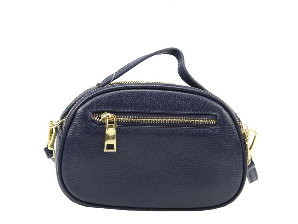 Жіноча шкіряна сумка синього кольору Riche F-A25F-FL-89019WBL - Royalbag