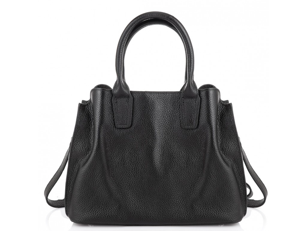 Черная женская сумка из натуральной кожи Riche F-A25F-FL-89031WA - Royalbag