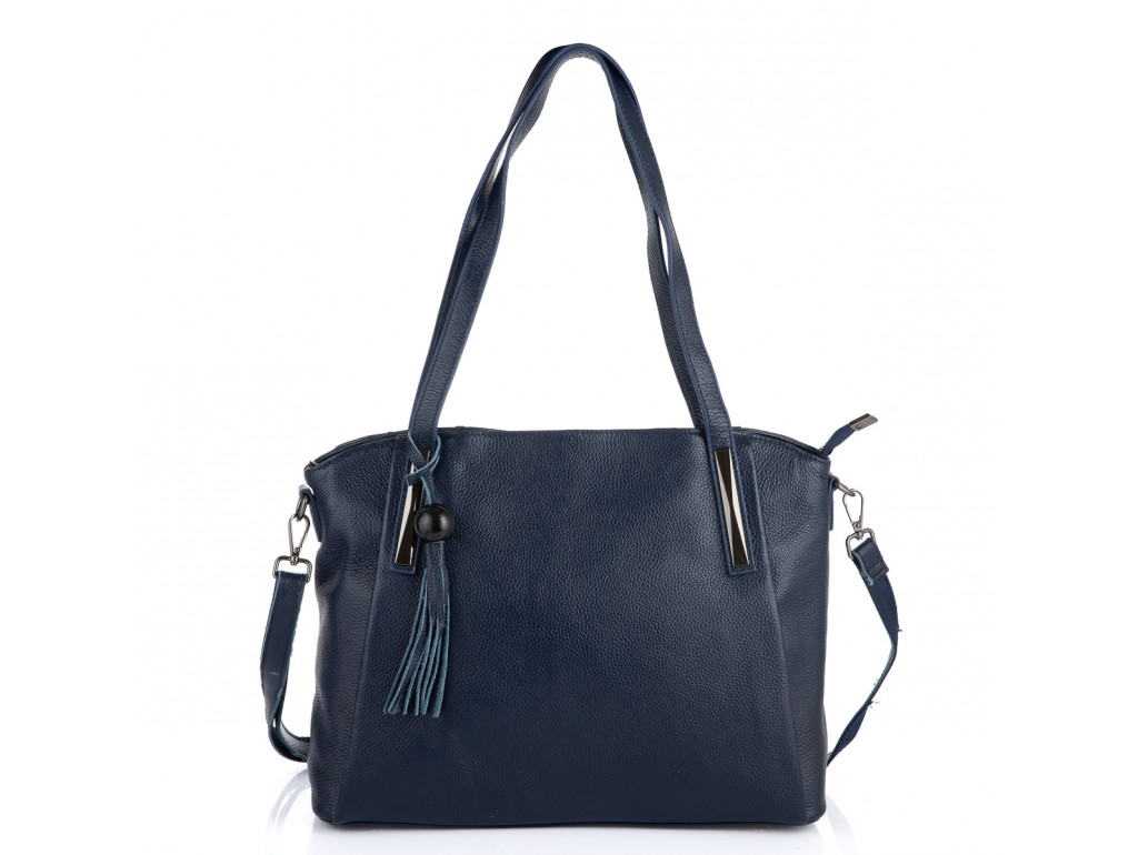 Синяя женская сумка-шоппер Riche F-A25F-FL-89055WBL - Royalbag