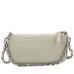 Мініатюрна сумка-багет кольору айворі Riche F-A25F-FL-89066WI - Royalbag Фото 3