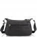 Женская кожаная сумка черная Riche NM20-W0326A - Royalbag Фото 4