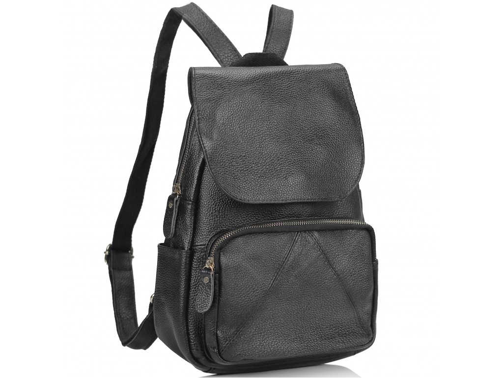 Женский кожаный рюкзак с клапаном Riche NM20-W1031A - Royalbag Фото 1