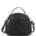Кожаная черная женская сумка Riche NM20-W323A - Royalbag Фото 4