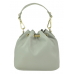 Женская кожаная сумочка-кисет серая Riche W14-2126G - Royalbag Фото 4