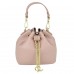 Женская кожаная сумочка-кисет розовая Riche W14-2126P - Royalbag Фото 5