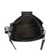 Классическая кожаная сумка-багет женская черная маленькая Riche W14-7712A - Royalbag Фото 3