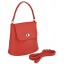 Женская кожаная сумочка бакет красная Riche W14-7718R - Royalbag