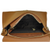 Женская сумка-багет кожаная коричневая Riche W14-7727LB - Royalbag Фото 3