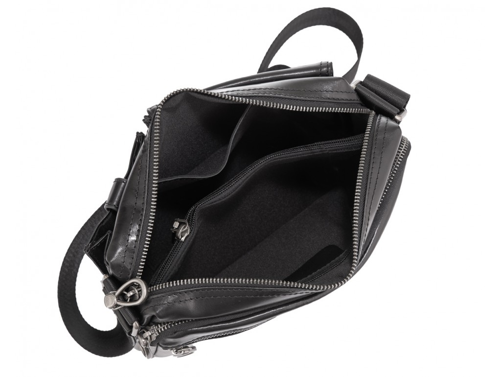 Кожаная сумка через плечо горизонтальная Tiding Bag 1628A - Royalbag