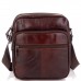 Кожаная мужская сумка через плечо коричневая Tiding Bag NM20-2610C - Royalbag Фото 4