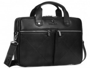 Чоловіча ділова шкіряна сумка для ноутбука Royal Bag Rb012A - Royalbag