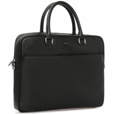 Классическая мужская сумка для документов черная Royal Bag RB-015A - Royalbag Фото 2