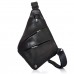 Слінг із натуральної шкіри чорний Royal Bag RB-S-N2-3333A - Royalbag Фото 3