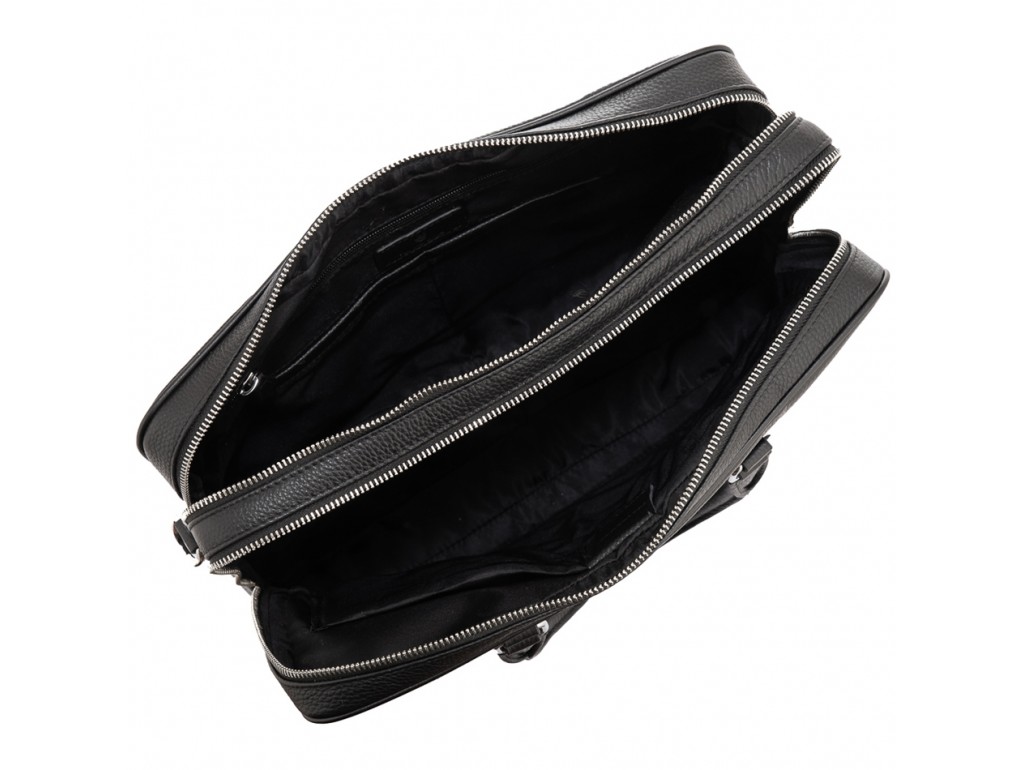 Сумка для ноутбука шкіряна чоловіча чорна Royal Bag RB29-9020-6A - Royalbag